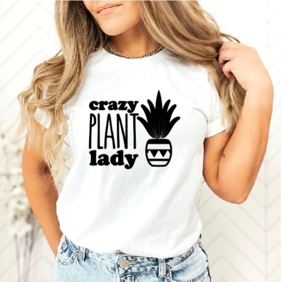 Crazy plant lady tee shirt - Picture 3 of 4